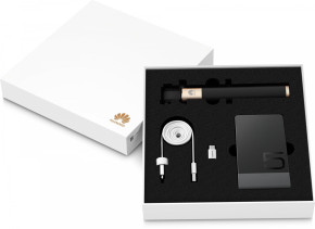 Луксозен комплект с оригинални аксесоари HUAWEI GIFT BOX с включен POWER BANK батерия, селфи стик, адаптер и micro USB кабел